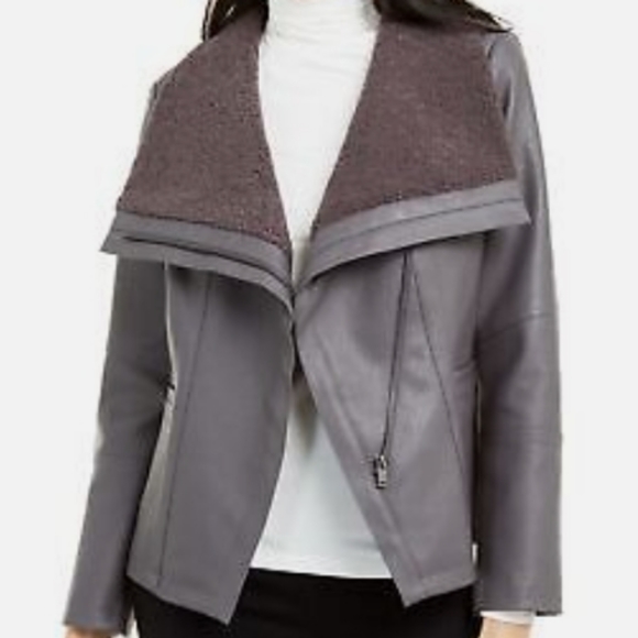 Alfani faux leather jacket, small, beautiful - Picture 2 of 10